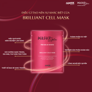 Mặt Nạ Tinh Chất Cô Đặc Trắng Da, Mờ Thâm, Sạm - Brilliant Cell Mask [8]